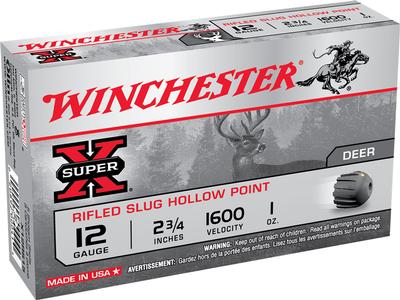 Winchester SX 12GA 2.75 1oz rifled slug  | 12 GA | 020892000414